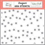 Echo Park Happiness Blooms Stencil (YIR337034) (DISCONTINUED)