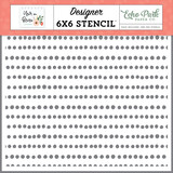 Echo Park To Do List Dots Stencil (YIR337033) (DISCONTINUED)