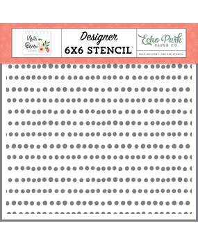 Echo Park To Do List Dots Stencil (YIR337033) (DISCONTINUED)