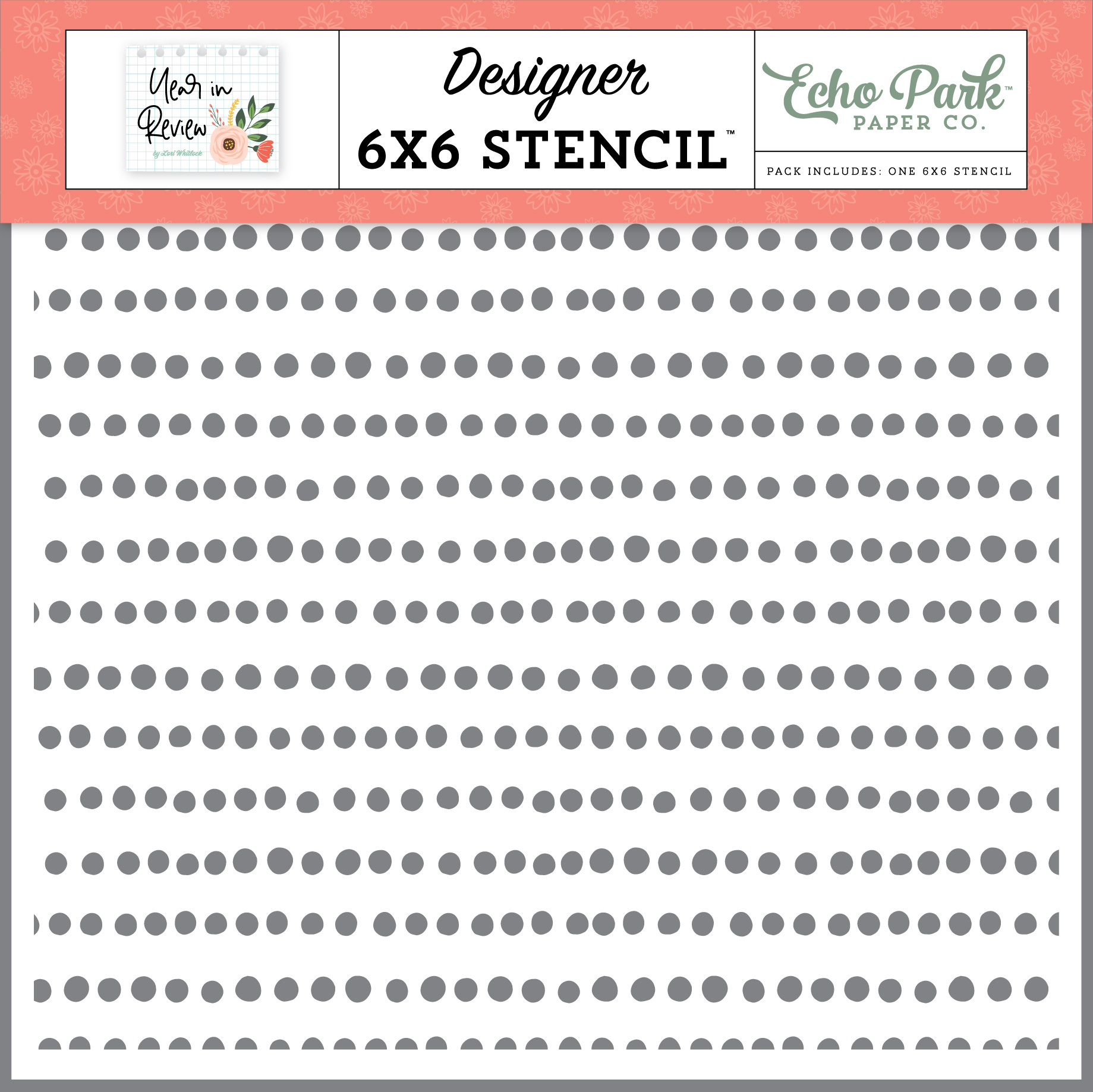 To Do List Dots Stencil (YIR337033) - Craftlines B.V.