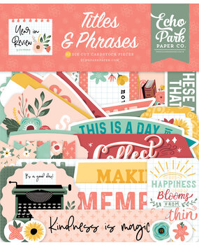 Echo Park Year In Review Titles & Phrases (YIR337032) (DISCONTINUED)