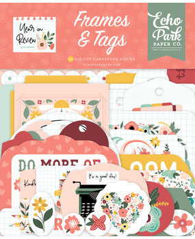 Echo Park Year In Review Frames & Tags (YIR337025) (OUTLET)