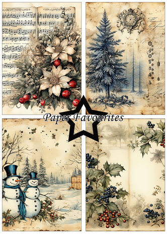 Paper Favourites Winter A5 Paper Pack (PFA112) (OUTLET)