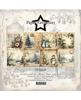 Paper Favourites Winter 12x12 Inch Paper Pack (PF468) (DISCONTINUED)