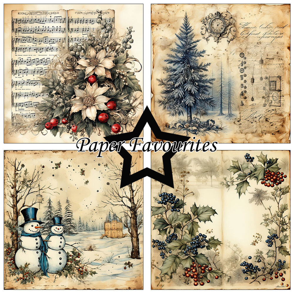 Paper Favourites Winter 6x6 Inch Paper Pack (PF268)