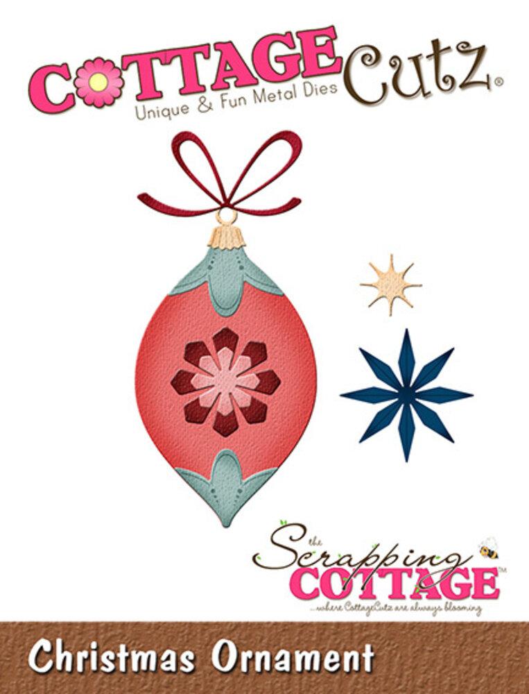 Scrapping Cottage Christmas Ornament (CC-1221) (OUTLET) Scrapping Cottage Christmas Ornament (CC-1221) (OUTLET)