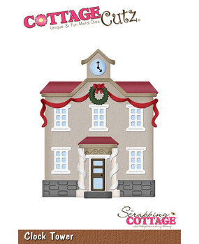 Scrapping Cottage Clock Tower (CC-1223) (OUTLET) Scrapping Cottage Clock Tower (CC-1223) (OUTLET)