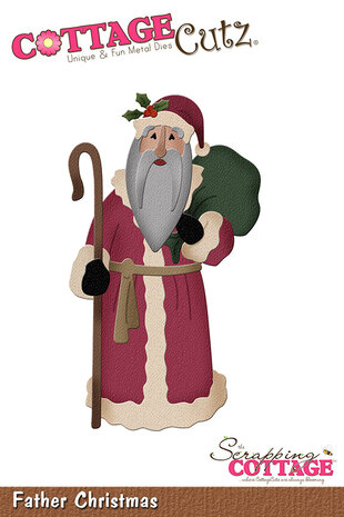 Scrapping Cottage Father Christmas (CC-1224) (OUTLET) Scrapping Cottage Father Christmas (CC-1224) (OUTLET)