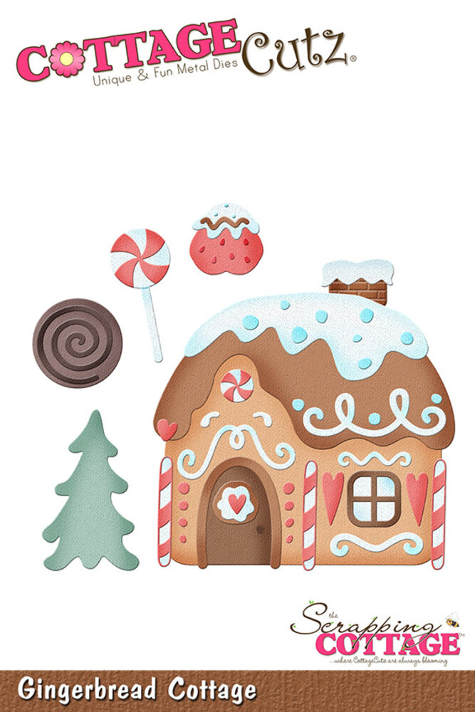 Scrapping Cottage Gingerbread Cottage (CC-1227) (OUTLET)