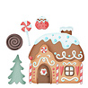Scrapping Cottage Gingerbread Cottage (CC-1227) (OUTLET) Scrapping Cottage Gingerbread Cottage (CC-1227) (OUTLET)