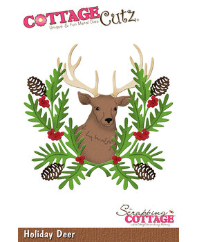 Scrapping Cottage Holiday Deer (CC-1230) (OUTLET)