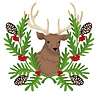 Scrapping Cottage Holiday Deer (CC-1230) (OUTLET) Scrapping Cottage Holiday Deer (CC-1230) (OUTLET)