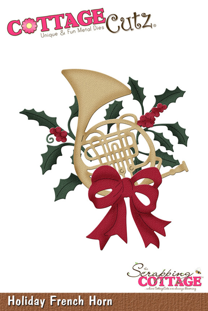Scrapping Cottage Holiday French Horn (CC-1231) (OUTLET)