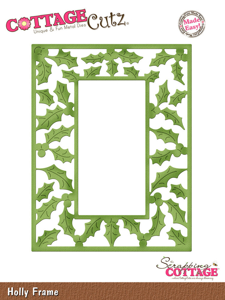 Scrapping Cottage Holly Frame (CC-1234) (OUTLET)