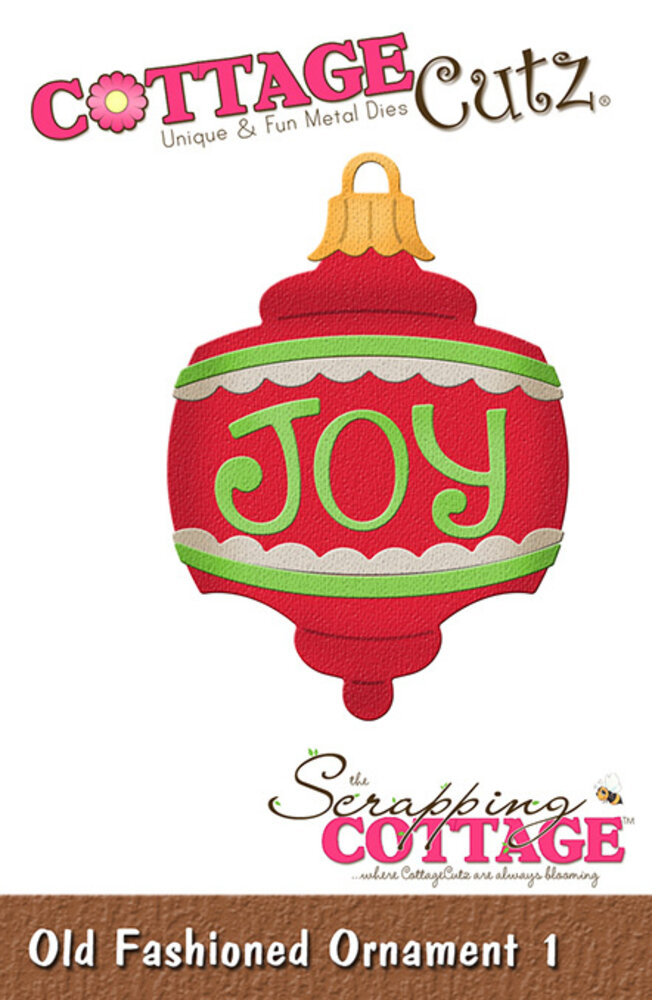 Scrapping Cottage Old Fashioned Ornament 1 (CC-1238) (OUTLET) Scrapping Cottage Old Fashioned Ornament 1 (CC-1238) (OUTLET)