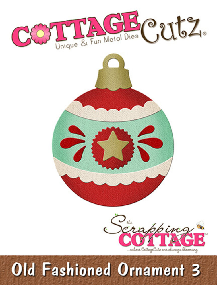 Scrapping Cottage Old Fashioned Ornament 3 (CC-1240) (OUTLET)