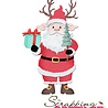 Scrapping Cottage Reindeer Santa (CC-1245) (OUTLET) Scrapping Cottage Reindeer Santa (CC-1245) (OUTLET)