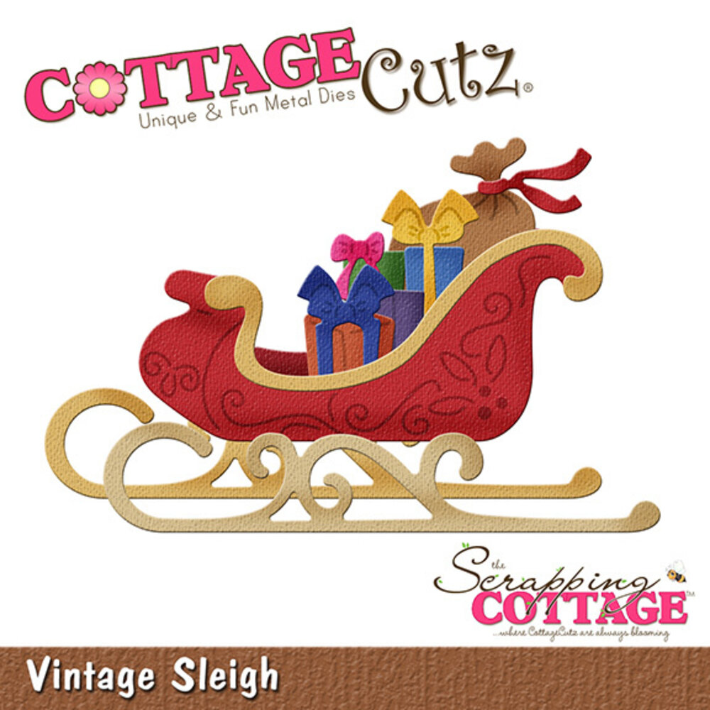Scrapping Cottage Vintage Sleigh (CC-1255) (OUTLET) Scrapping Cottage Vintage Sleigh (CC-1255) (OUTLET)