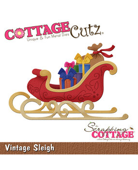 Scrapping Cottage Vintage Sleigh (CC-1255) (OUTLET)