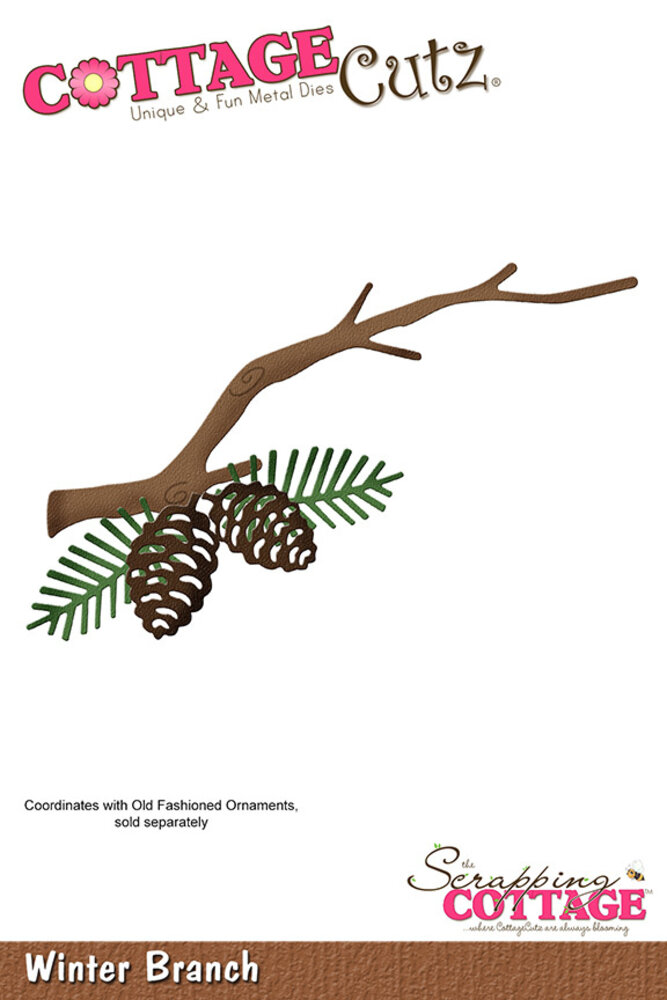 Scrapping Cottage Winter Branch (CC-1256) (OUTLET) Scrapping Cottage Winter Branch (CC-1256) (OUTLET)