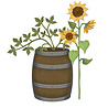Scrapping Cottage Fall Barrel (CC-1262) (OUTLET) Scrapping Cottage Fall Barrel (CC-1262) (OUTLET)