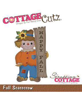 Scrapping Cottage Fall Scarecrow (CC-1268) (OUTLET)