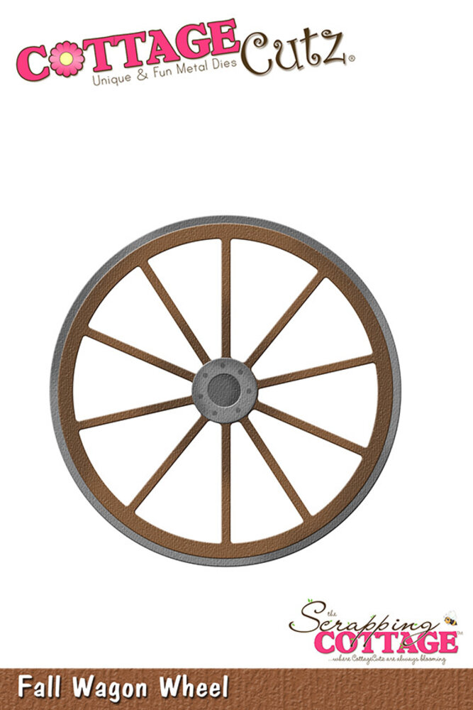 Scrapping Cottage Fall Wagon Wheel (CC-1270) (OUTLET)