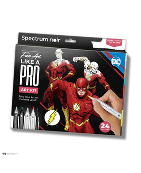 Spectrum Noir Fan-Art Like a Pro Art Kit The Flash (24pcs) (SN-PFAN-DC1-FLAS) (DISCONTINUED)