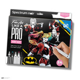 Spectrum Noir Fan-Art Like a Pro Art Kit Harley Quinn (24pcs) (SN-PFAN-DC1-HARL) (DISCONTINUED)