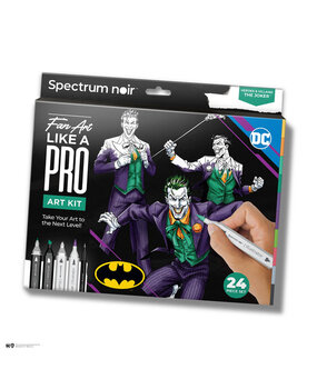 Spectrum Noir Fan-Art Like a Pro Art Kit The Joker (24pcs) (SN-PFAN-DC1-JOKE) (DISCONTINUED)