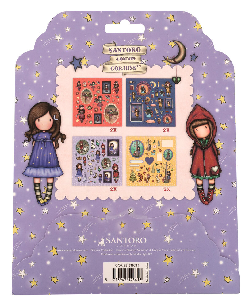 Studio Light Gorjuss Sticker Sheets (GOR-ES-STIC14) (OUTLET) Studio Light Gorjuss Sticker Sheets (GOR-ES-STIC14) (OUTLET)