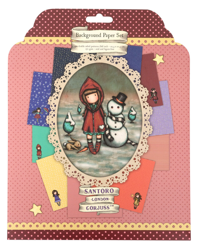 Studio Light Gorjuss Background Paper Set (GOR-ES-PS34) (OUTLET)