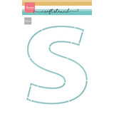 Marianne Design Craft Stencil S-Letter (PS8147) (DISCONTINUED)