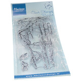 Marianne Design Clear Stamps Tiny's Border Bird Feeding (TC0920) (DISCONTINUED)