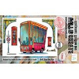 Aall and Create Stamp Set A7 Brit Stop Bus Pop (AALL-TP-1113) (DISCONTINUED)