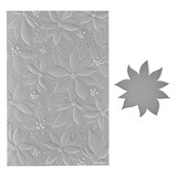 Spellbinders Playful Poinsettia 3D Embossing Folder & Die (E3D-072)