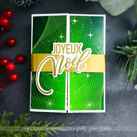 Picket Fence Studios Another Joyeux Noel 4x6 Inch Clear Stamps (C-166) (OUTLET)