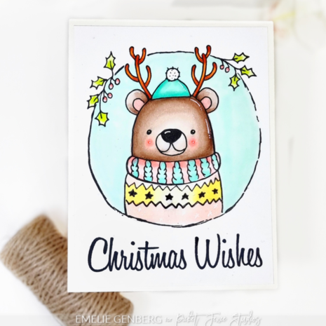 Picket Fence Studios Beary Christmas to You 4x4 Inch Clear Stamps (C-151) (OUTLET) Picket Fence Studios Beary Christmas to You 4x4 Inch Clear Stamps (C-151) (OUTLET)