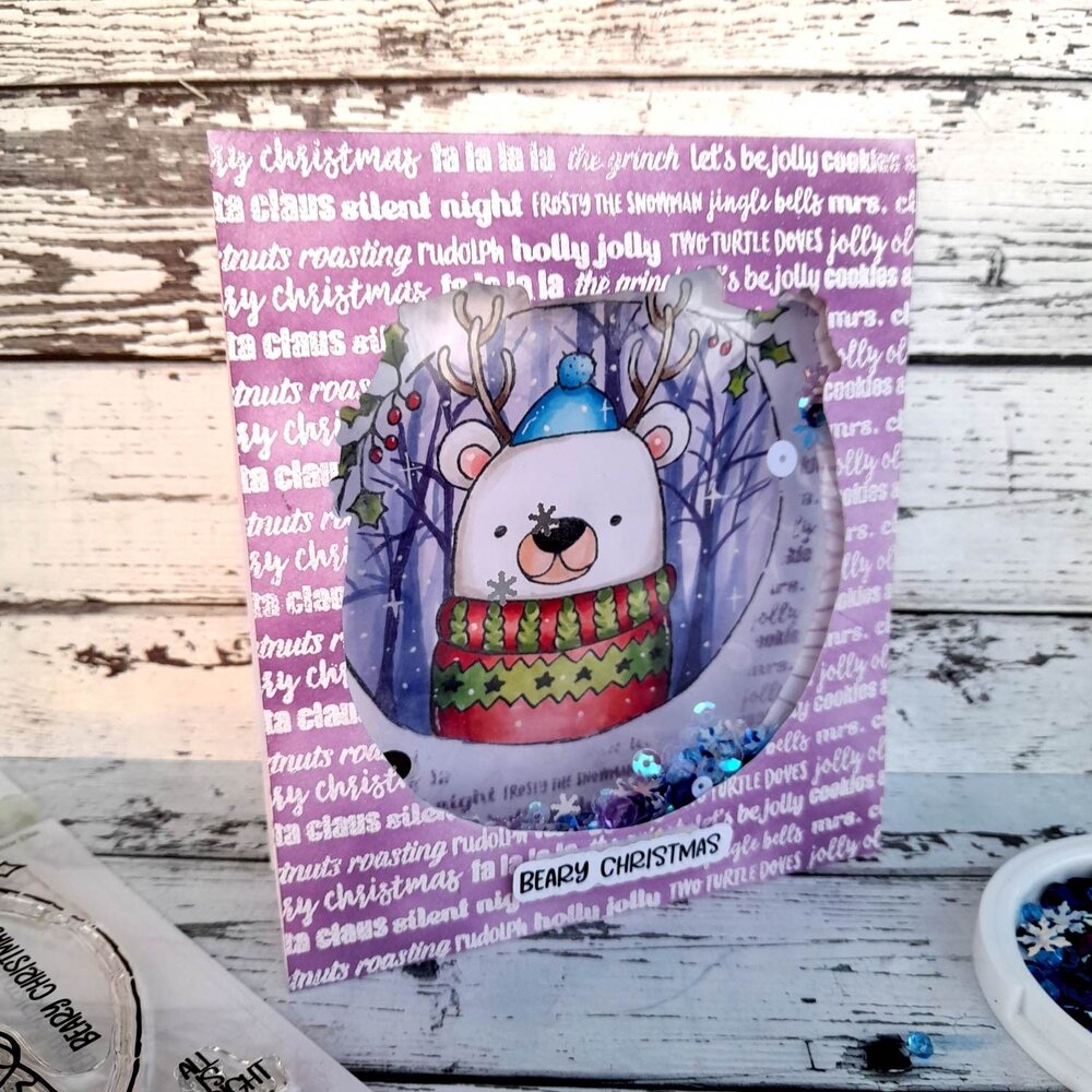 Picket Fence Studios Beary Christmas to You 4x4 Inch Clear Stamps (C-151) (OUTLET) Picket Fence Studios Beary Christmas to You 4x4 Inch Clear Stamps (C-151) (OUTLET)