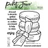 Macarons are Meant to Help 4x4 Inch Clear Stamps (T-116) (OUTLET)