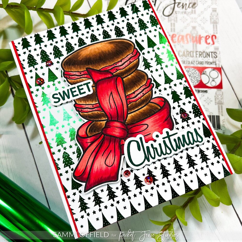 Picket Fence Studios Macarons are Meant to Help 4x4 Inch Clear Stamps (T-116) (OUTLET) Picket Fence Studios Macarons are Meant to Help 4x4 Inch Clear Stamps (T-116) (OUTLET)