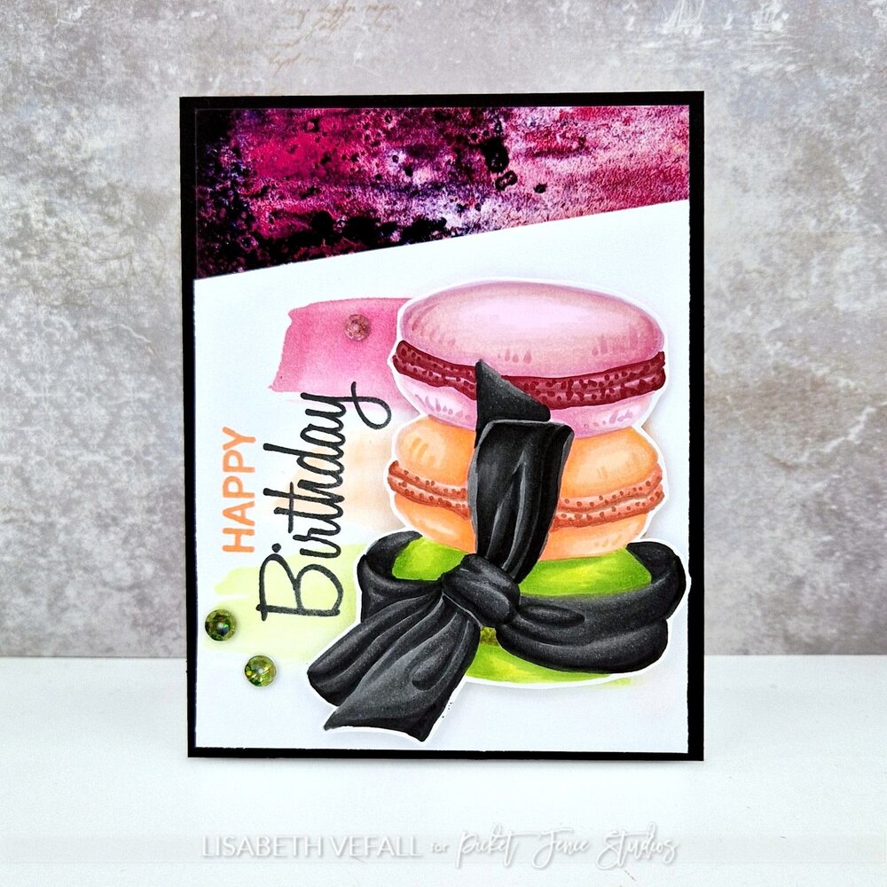 Picket Fence Studios Macarons are Meant to Help 4x4 Inch Clear Stamps (T-116) (OUTLET) Picket Fence Studios Macarons are Meant to Help 4x4 Inch Clear Stamps (T-116) (OUTLET)