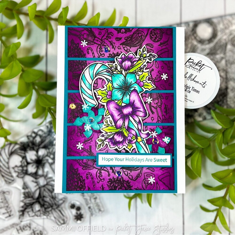 Picket Fence Studios My Favorite Time of Year 4x4 Inch Clear Stamps (C-130) (OUTLET)