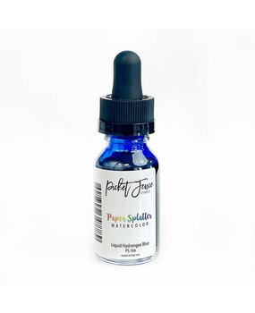 Picket Fence Studios Paper Splatter Watercolor Liquid Hydrangea Blue 0.5 oz (PS-106) (OUTLET)