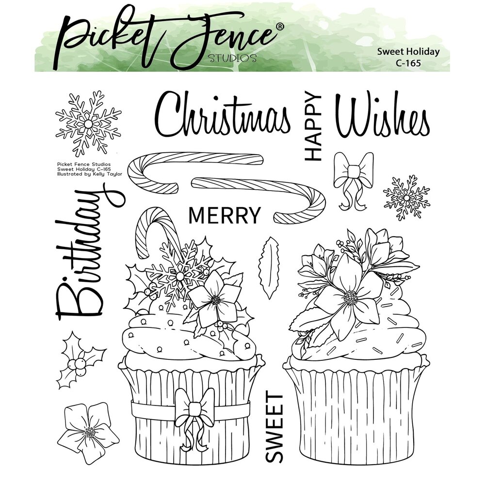 Picket Fence Studios Sweet Holiday 6x6 Inch Clear Stamps (C-165) (OUTLET) Picket Fence Studios Sweet Holiday 6x6 Inch Clear Stamps (C-165) (OUTLET)