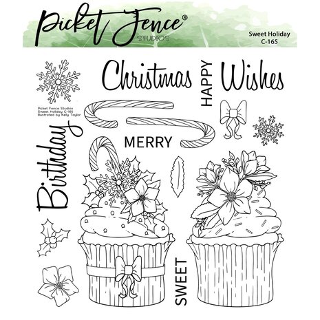 Picket Fence Studios Sweet Holiday 6x6 Inch Clear Stamps (C-165) (OUTLET) Picket Fence Studios Sweet Holiday 6x6 Inch Clear Stamps (C-165) (OUTLET)