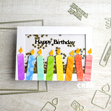 Crealies Basis Heat Resistant Thin A5 Sheet Transparent (20pcs) (CLBSTR02)