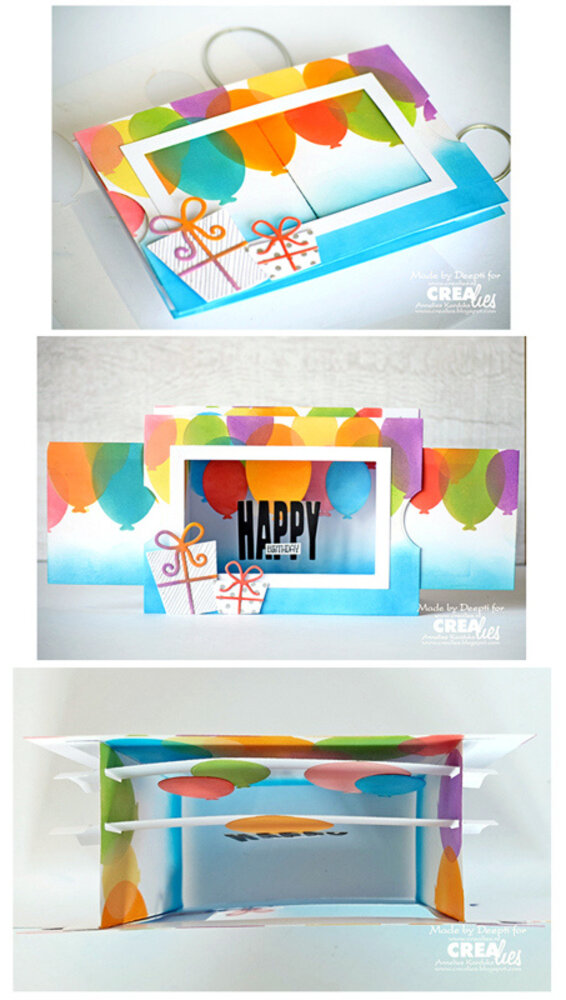 Crealies Basis Heat Resistant Thin A5 Sheet Transparent (20pcs) (CLBSTR02)