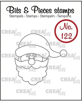 Crealies Bits & Pieces Stempels No. 122 Kerstman (CLBP122)
