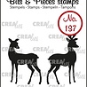 Crealies Bits & Pieces Stempels No. 137 Hertjes (CLBP137) Crealies Bits & Pieces Stempels No. 137 Hertjes (CLBP137)